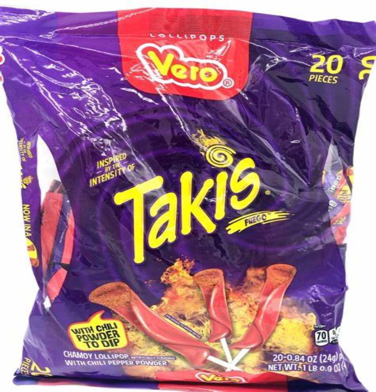 Vero Paleta Takis Lollipop 16/20 - General Distribution