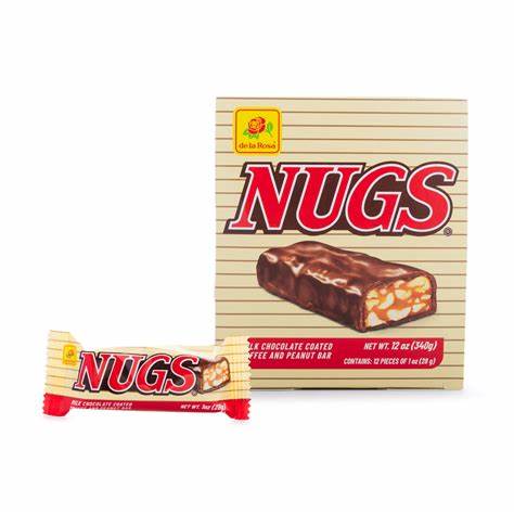 De La Rosa Nugs Tofee Peanut Bar 24/12 - General Distribution