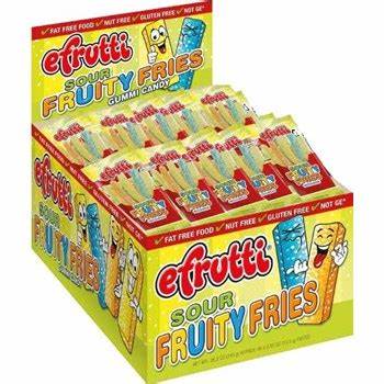 Efrutti Sour Fruity Fries 8/48 - General Distribution