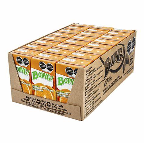 Boing Naranja Carton 24/500 ML - General Distribution