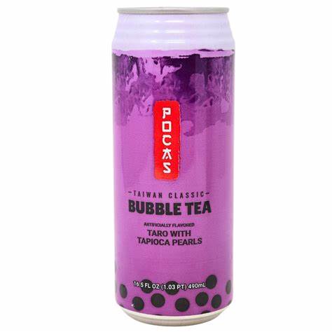 Pocas Bubble Tea Taro 24/16.5 Oz - General Distribution