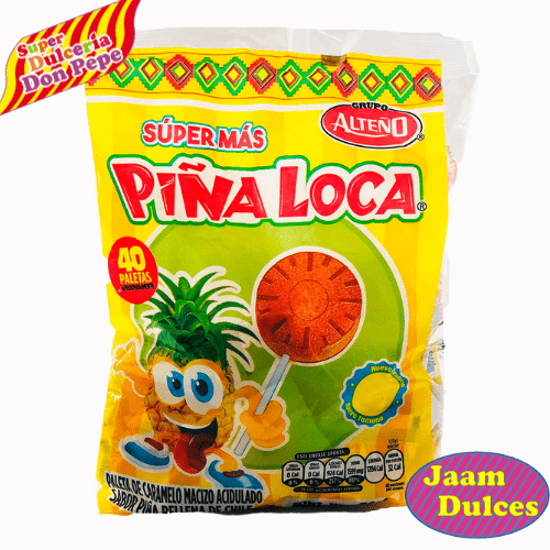 Candy:Dulces UVI Paletas Pina chile 24/18 - General Distribution