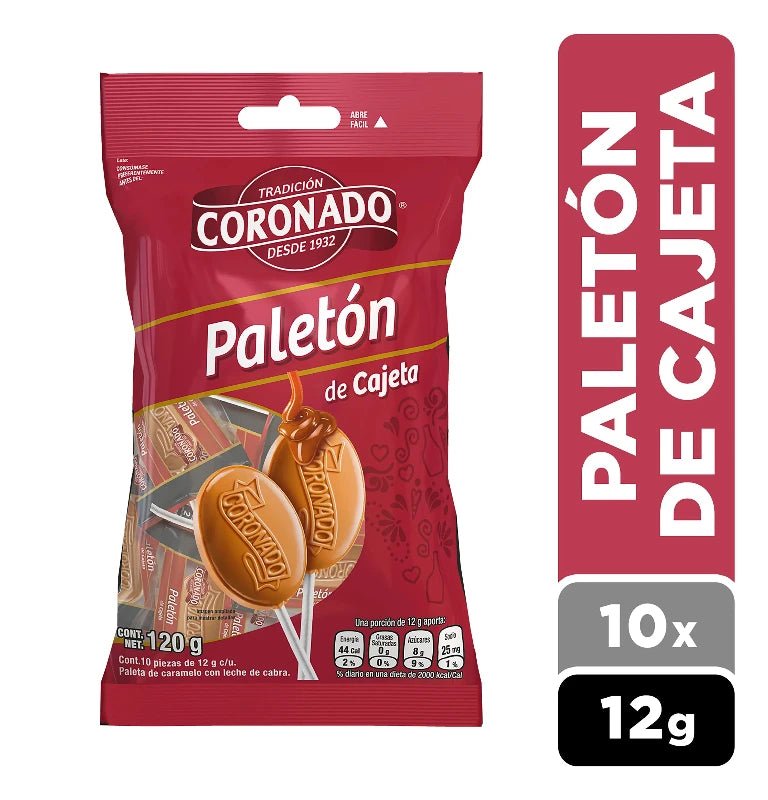 Paleton cajeta 11bgx10px0.42oz 12g - General Distribution