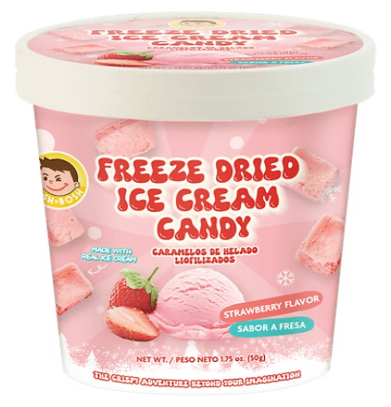 Pocas Freeze Dried Ice Cream Strawberry 12/1.75 oz - General Distribution