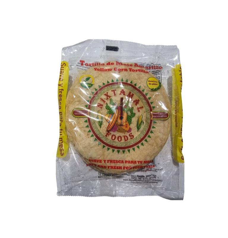 Nixtamal Yellow Corn Tortilla 1/12 (2) - General Distribution