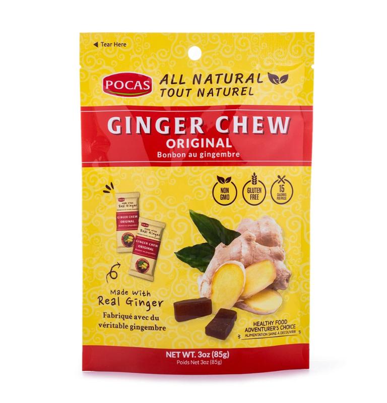 pocas Ginger chew Original 24//3 oz - General Distribution