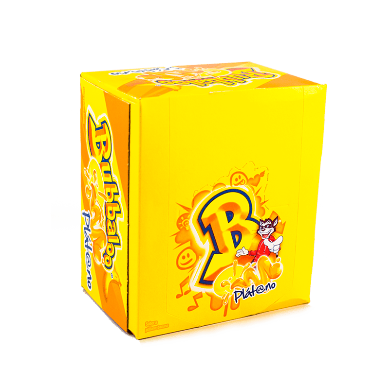 Adams Bubbaloo Plátano. 50 pz - General Distribution