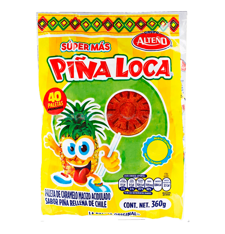 Alteno Paleta Piña Loca. 40 pz - General Distribution