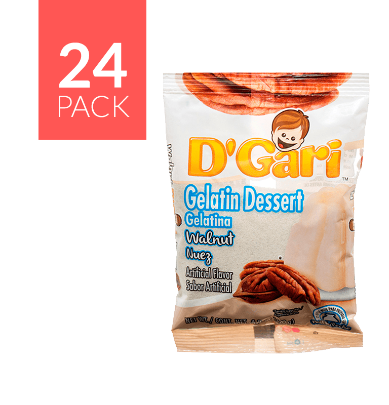 D Gari Gelatin Nuez 24/4.2 oz - General Distribution