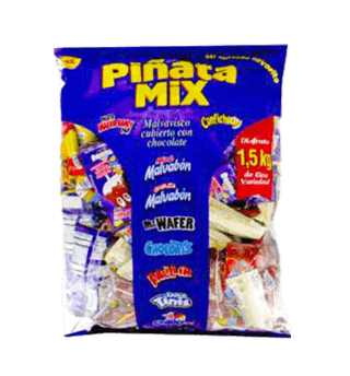 De la Rosa Piñata Mix Chocolate 6/1.5 Kg - General Distribution