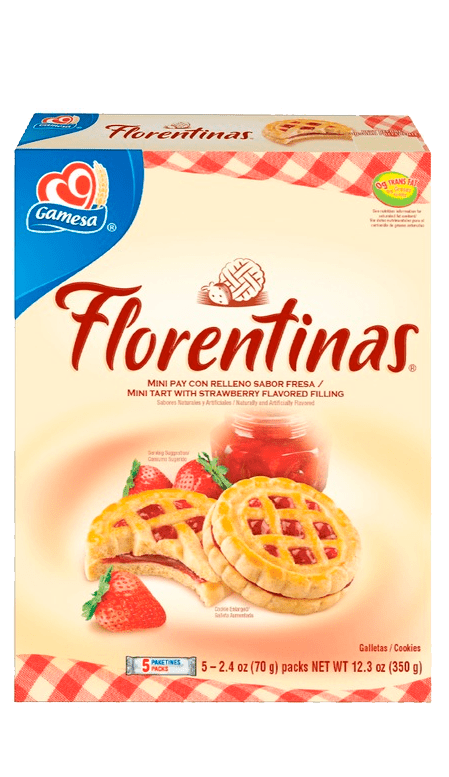 Gamesa Florentina Stawberry 12/12.3oz - General Distribution