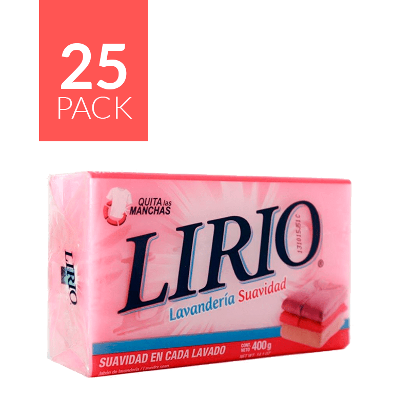 Jabon Lirio Pink 25/400gr - General Distribution