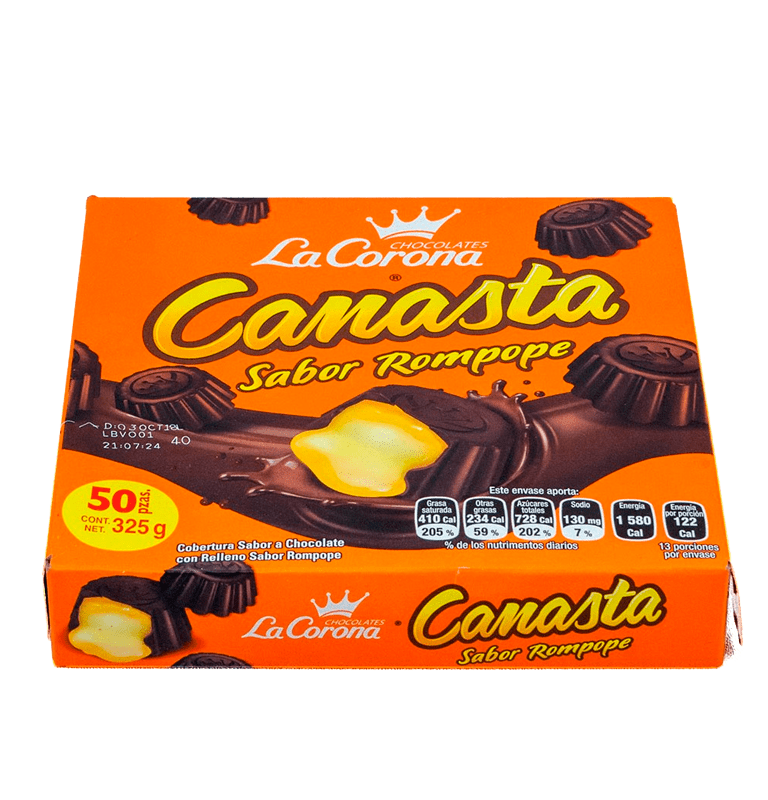 La Corona chocolates Canasta/ Rompope 24/50 - General Distribution