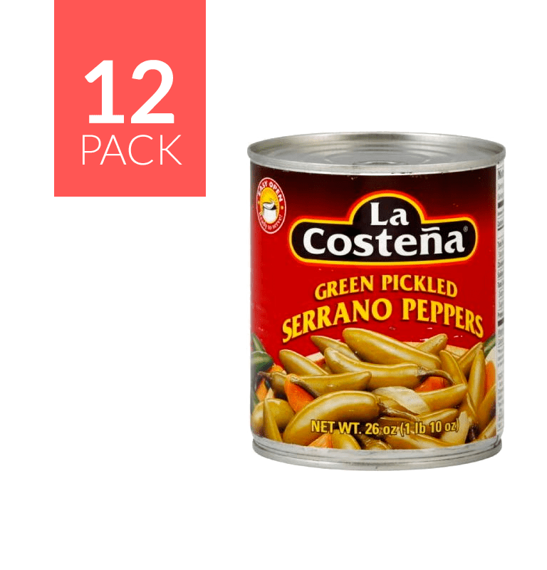 La Costeña Serrano 12/26 oz - General Distribution