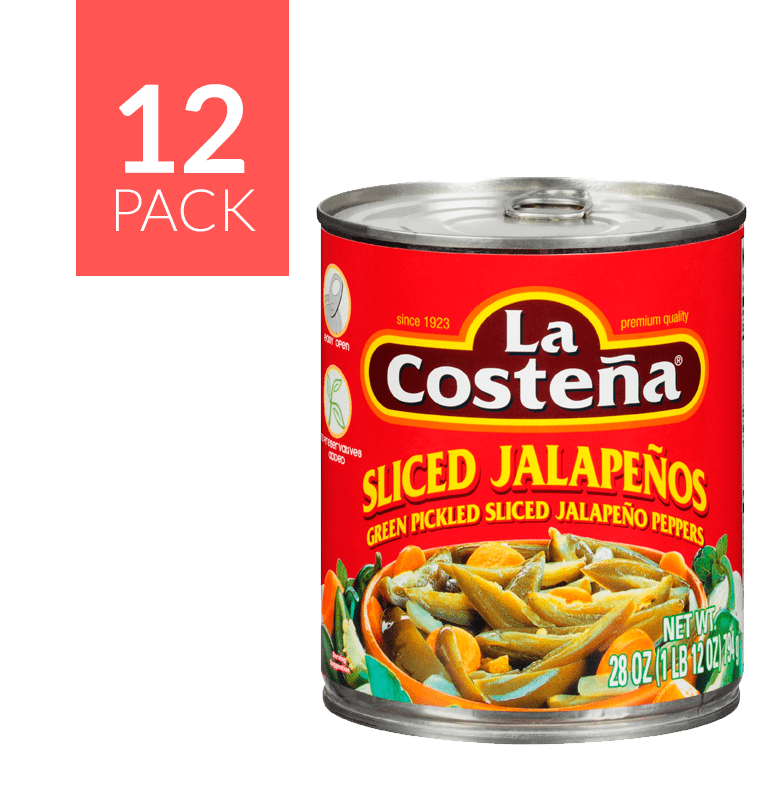 La Costeña Sliced Jalapeño 12/28oz - General Distribution