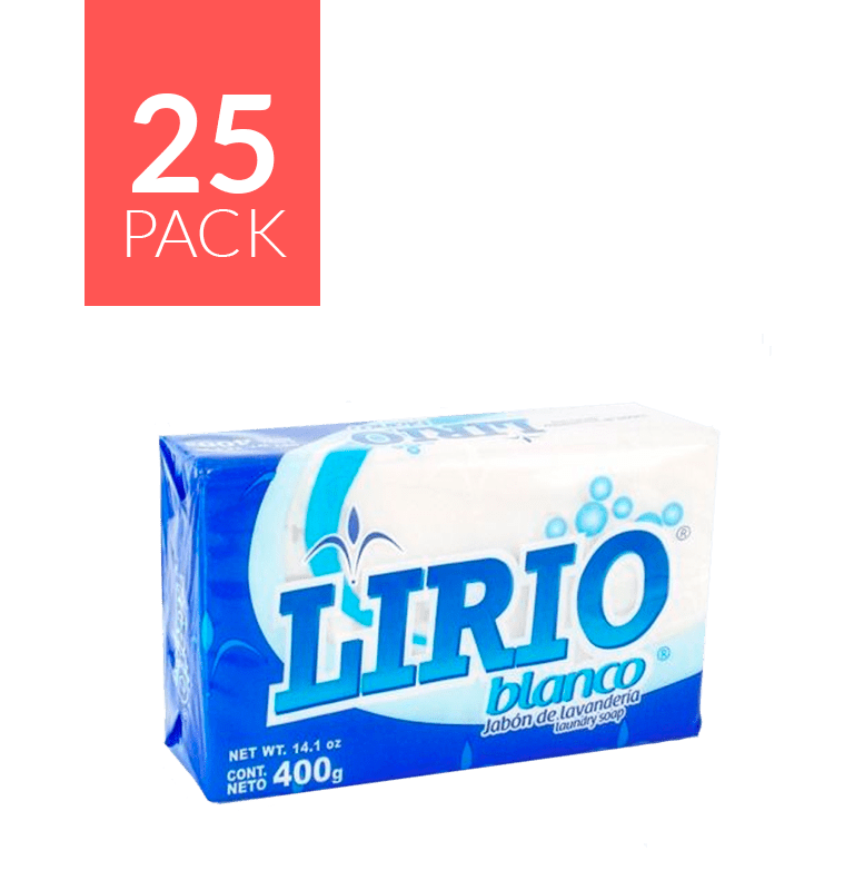 Jabon Lirio White 25/400gr - General Distribution