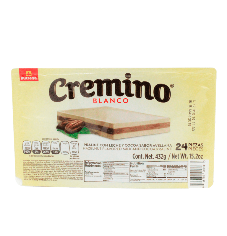 Nutresa Cremino Blanco 16/24 - General Distribution