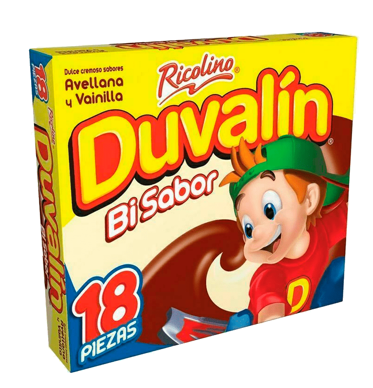 Ricolino Duvalin Avellana - Vainilla 24/18 - General Distribution