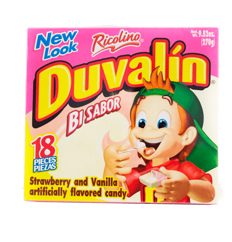 Ricolino Duvalin Strawberry - Vainilla 24/18 - General Distribution