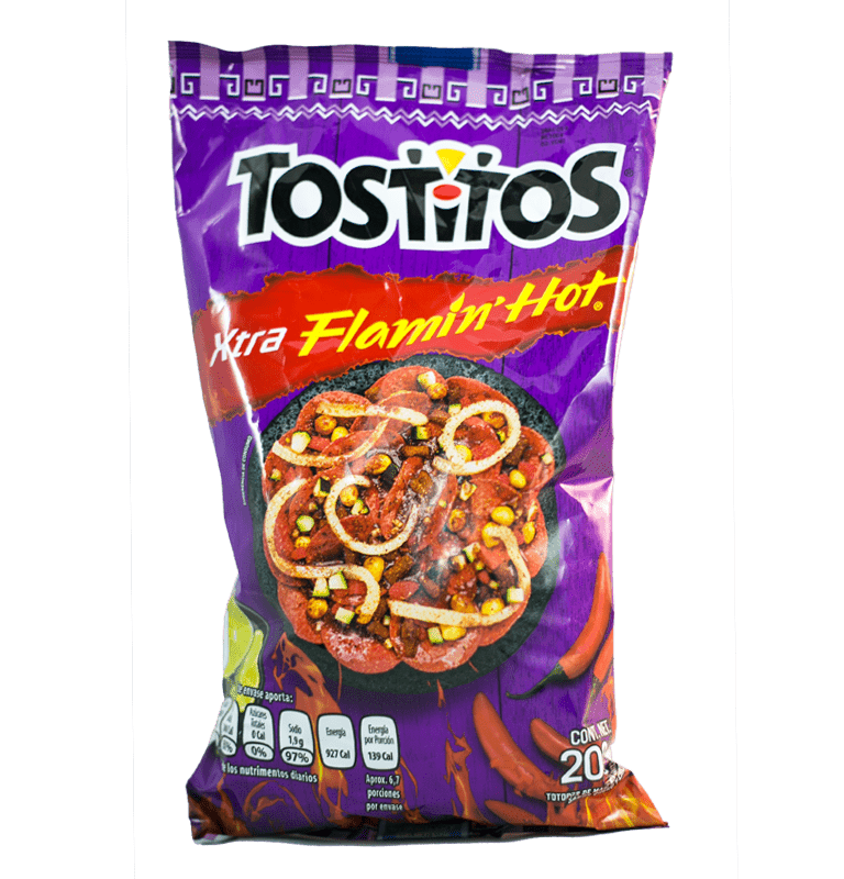 Sabritas Tostitos Grandes Xtra Flaming Hot 200 gr - General Distribution