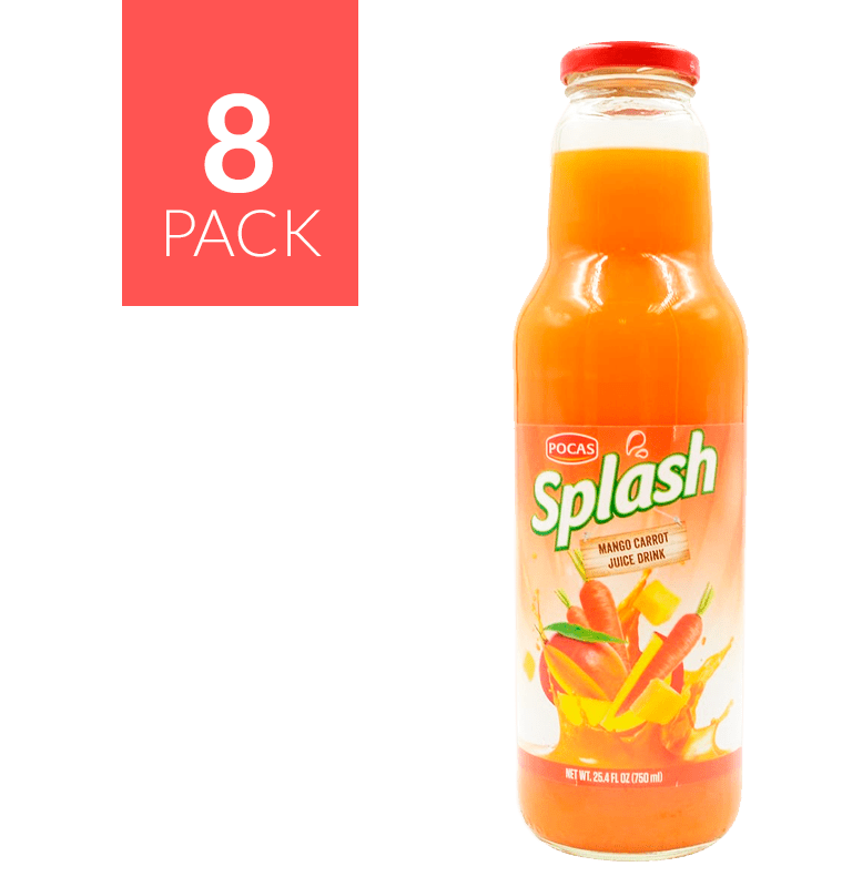 Pocas Splash Mango/Zanahoria Drink 8/750ml - General Distribution