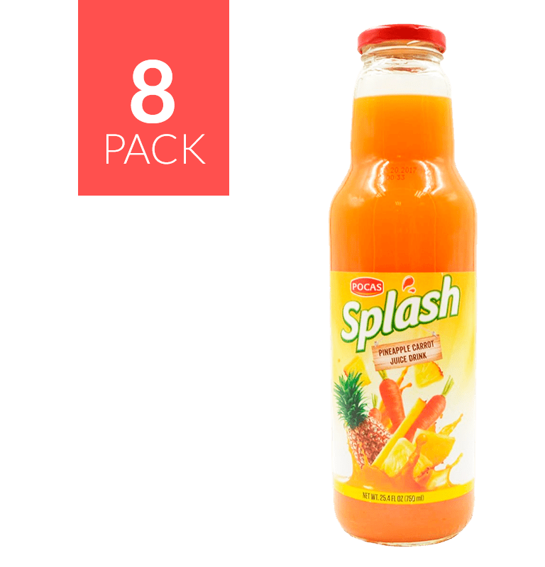 Pocas Splash Piña/Zanahoria Drink 8/750ml - General Distribution