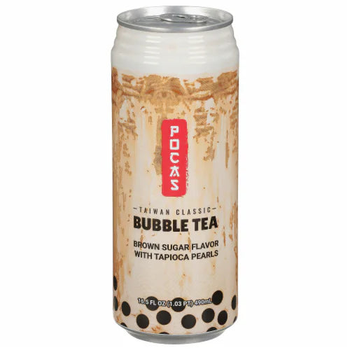 Pocas Bubble Tea Brown Sugar 24/16.5 Oz