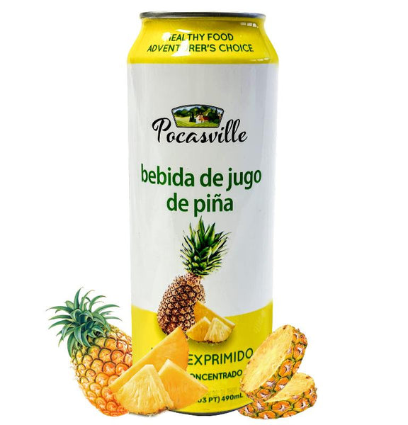 Pocasville Pineapple Juice Drink 12/16.5 Oz