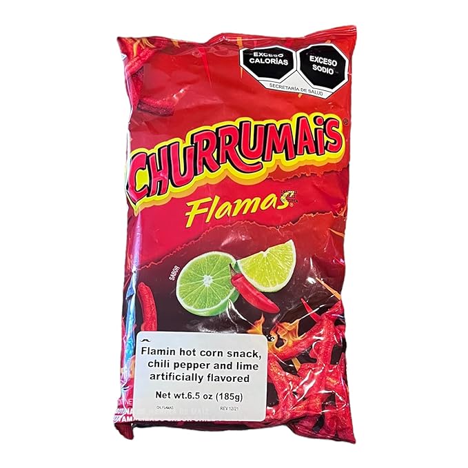 Sabritas Churrumais Flamin Hot 30/185 gr