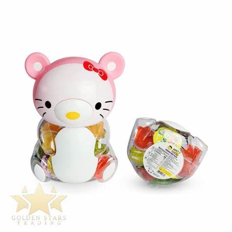 Juicy Chew Fruit Jelly Animal Jar hellokity 6/26 Oz - General Distribution