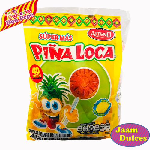 Candy:Dulces UVI Paletas  Pina chile 24/18