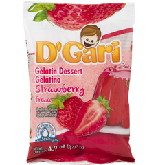 D Gari Gelatin Strw/Water 24/4.2oz