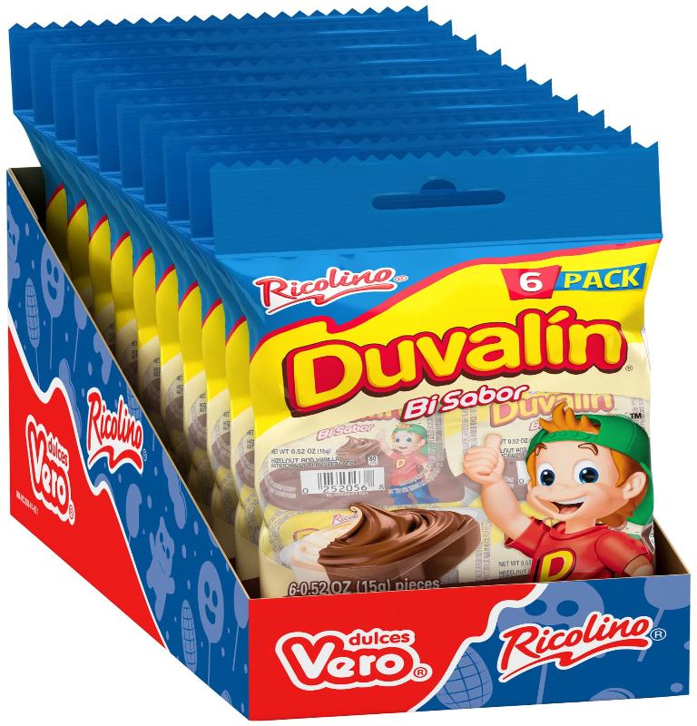 Ricolino Duvalin hazelnut/vanilla 6 pack