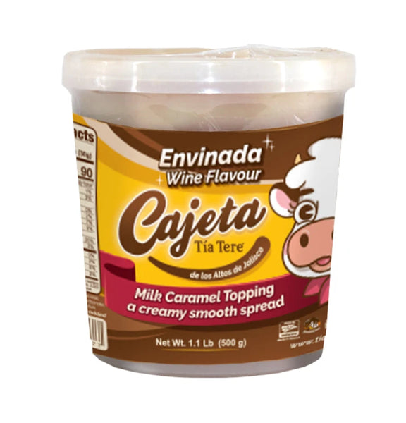 Cajeta Tia Tere Envinada Vaso 12/1.1 lb