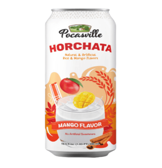 Pocasville Horchata Drink Mango 12/16.5 Oz - General Distribution