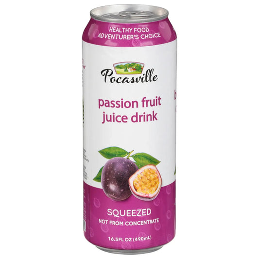 Pocasville Passion Fruit Juice Drink 12/16.5 oz - General Distribution