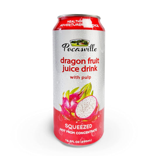 Pocasville Dragon Fruit Juice 12/16.5oz - General Distribution