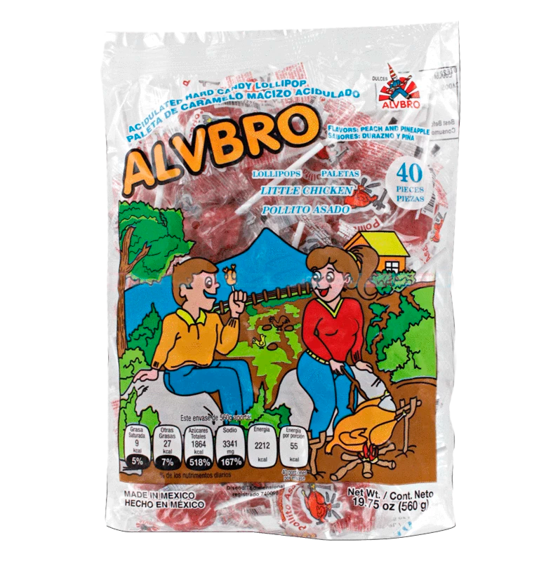 Alvbro Paleta Pollo Asado