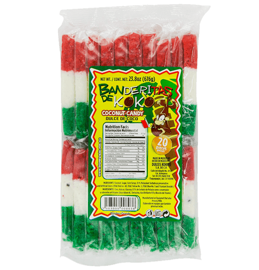 Coconut Candy Banderita de Coco 20 pz - General Distribution