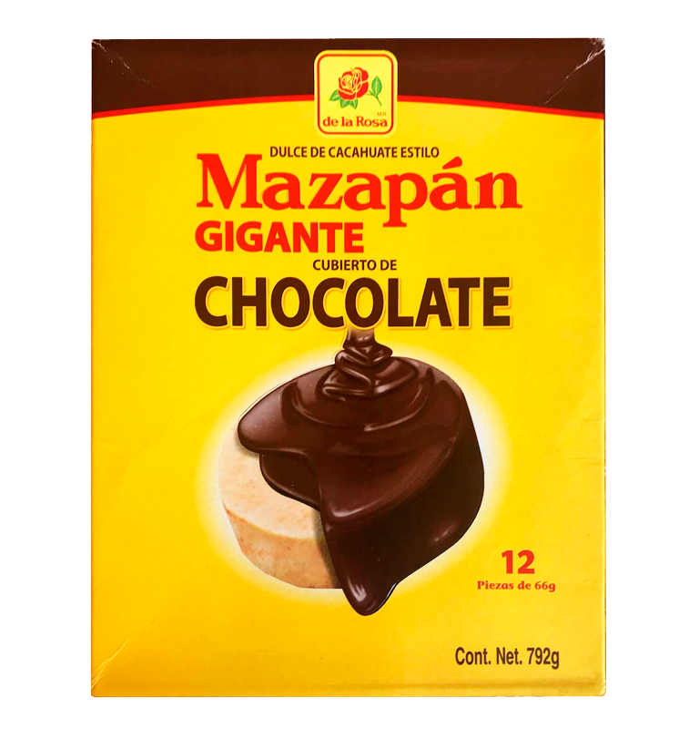 De la Rosa Mazapan Gigante Chocolate 16/12