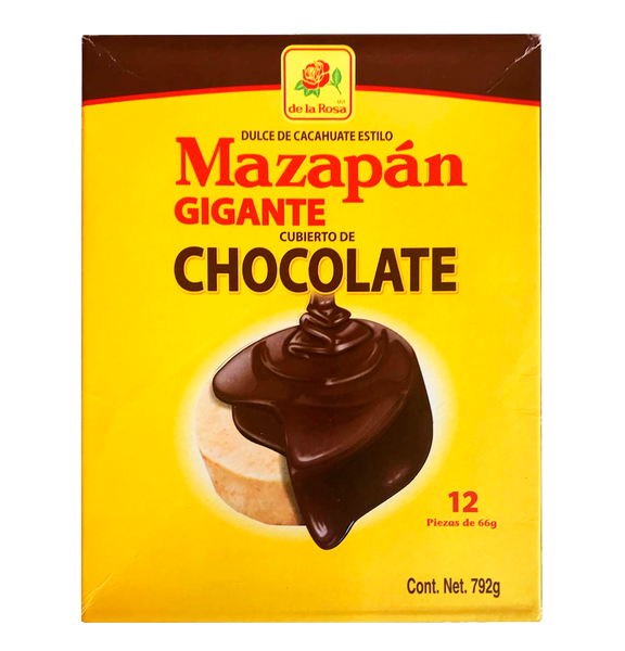 De la Rosa Mazapan Gigante Chocolate 16/12