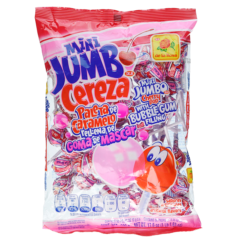 De la Rosa Paleta Jumbo Cereza 25/24 piz