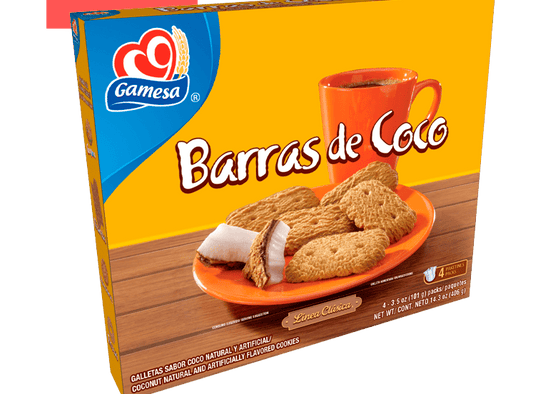 Gamesa Barra de Coco 12/14.3 oz - General Distribution