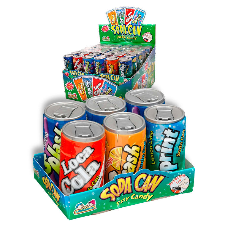 kidmania soda can 6 pack