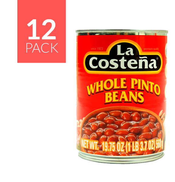 La Costeña Whole Pinto Beans 12/19.75oz