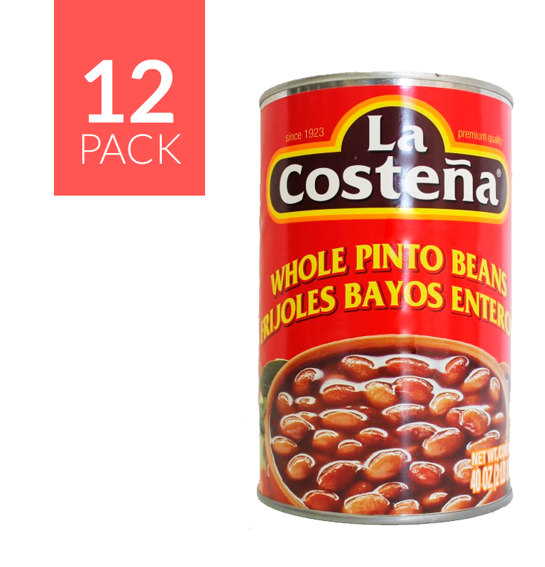 La Costeña Whole Pinto Beans 12/40oz