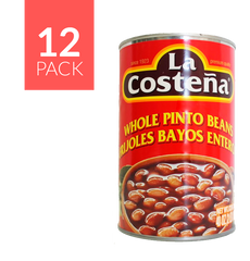 La Costeña Whole Pinto Beans 12/40oz