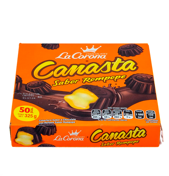 La Corona chocolates Canasta/ Rompope 24/50