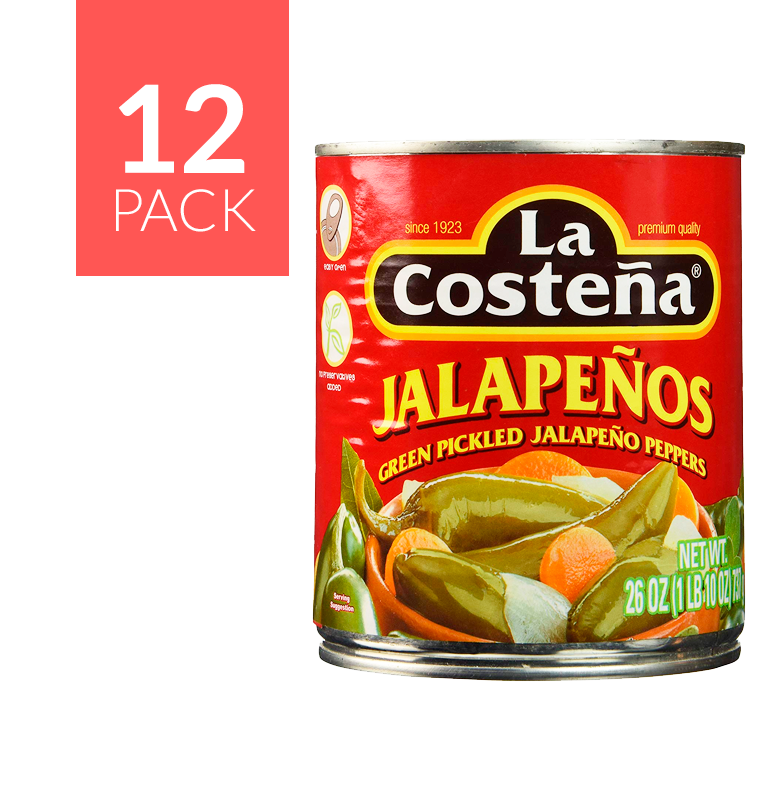 La Costeña Whole Jalapeño 12/26oz