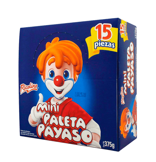 Ricolino Paletas Payaso Display Mini 12/15 - General Distribution